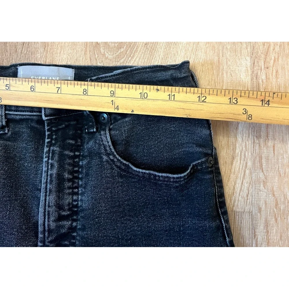 Everlane High‎ Rise Skinny Authentic Stretch Jeans Womens Size 27 Black